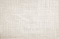 Old retro beige cloth linen fabric textile texture wallpaper background Royalty Free Stock Photo