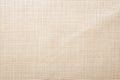 Old retro beige cloth linen fabric textile texture wallpaper background Royalty Free Stock Photo