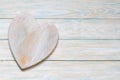 Old Retro Blue Vintage Empty Wooden Boards Background Pastel Color Concept With Heart