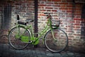 Old retro bycicle in Italy Royalty Free Stock Photo
