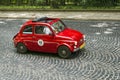 Old retro car  Fiat 500 R Royalty Free Stock Photo