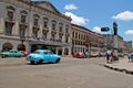 Old retro car in Havana,Cuba Royalty Free Stock Photo