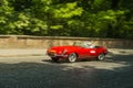 Old retro car Jaguar E-type Royalty Free Stock Photo