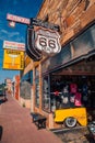 Route 66 Williams town near the Grand Canyon. Royalty Free Stock Photo