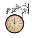 Old, retro clock Royalty Free Stock Photo