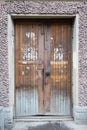 Old, retro, dirty door