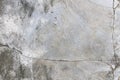 Old gray cracked concrete wall texture background Royalty Free Stock Photo