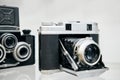 Old retro film analogue cameras collection