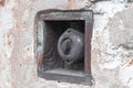 Old retro light switch on a building Royalty Free Stock Photo