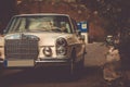 Old retro mercedes benz 280s.