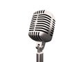 Old retro microphone Royalty Free Stock Photo