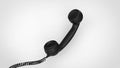 Old retro phone handset image Royalty Free Stock Photo