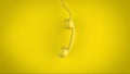 Old retro phone handset image Royalty Free Stock Photo