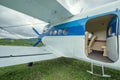 Old retro plane. Royalty Free Stock Photo