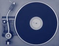 Old retro record player Royalty Free Stock Photo