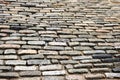 Old retro stone road pavement Royalty Free Stock Photo