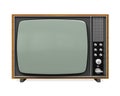 Old Retro Television Isolated Royalty Free Stock Photo