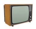 Old Retro Television Isolated