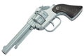 old retro toy pistol isolated Royalty Free Stock Photo
