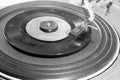 Old and retro turntable player Royalty Free Stock Photo