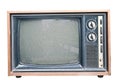 Old Retro TV noise Royalty Free Stock Photo