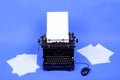 Old retro typewriter Royalty Free Stock Photo