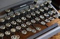 Old retro typewriter Royalty Free Stock Photo