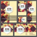 Old retro Vintage style background Design Template Royalty Free Stock Photo