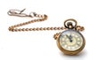 Watch Necklace On White Background Royalty Free Stock Photo