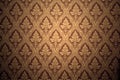 Old retro wallpaper in sepia