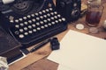 Old retro writers desk