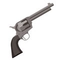 Old revolver pistol Royalty Free Stock Photo