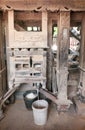 Old rice mill in Cambodia Royalty Free Stock Photo