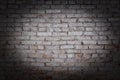 old rick wall texture grunge background with vignetted corners Royalty Free Stock Photo
