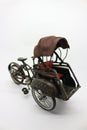 Old rickshaw figure, home decoration