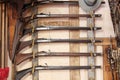 Old rifle muskets Royalty Free Stock Photo