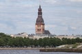 Old Riga Cityscape view of church tower Royalty Free Stock Photo