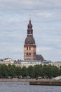 Old Riga Cityscape view of church tower Royalty Free Stock Photo