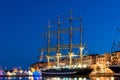 Old rigs in the port of SÃÂ¨te in HÃÂ©rault, Occitanie, France