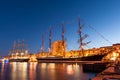 Old rigs in the port of SÃÂ¨te in HÃÂ©rault, Occitanie, France