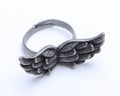 Old ring with wings Royalty Free Stock Photo