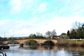 old river bridge in Bewdley in Worcestershire, England, UK