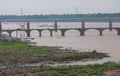 Old Road Bridge and Meter gauge Railway Bridge on River Narmada