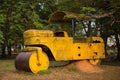 Old road roller Royalty Free Stock Photo
