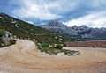 Old Road to Tulove Grede and over Velebit Mountain, Croatia Majstorska cesta - makadamska preko velebitskog prijevoja Mali Alan