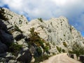 Old Road to Tulove Grede and over Velebit Mountain, Croatia Majstorska cesta - makadamska preko velebitskog prijevoja Mali Alan