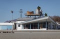 Old roadside motel and cafe Royalty Free Stock Photo