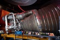 An old rocket engine in a museum Royalty Free Stock Photo