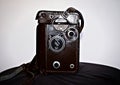 old rolleiflex brand camera Royalty Free Stock Photo