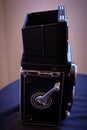 old rolleiflex brand camera Royalty Free Stock Photo